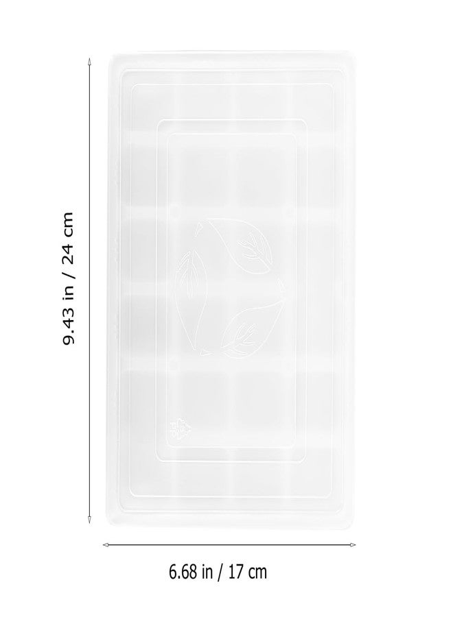 HOLIDYOYO Dumpling Box Set with Lids 10-Pack Clear Plastic Freezer Containers for Wonton Storage Food Preservation Kitchen Organization - Image 2